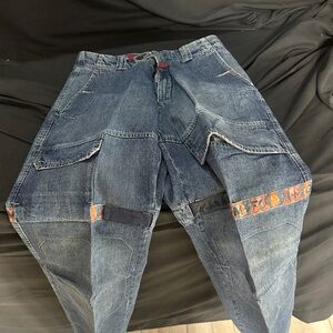 Marithe Francois girbaud mens embellished jeans-size 32x32-#574